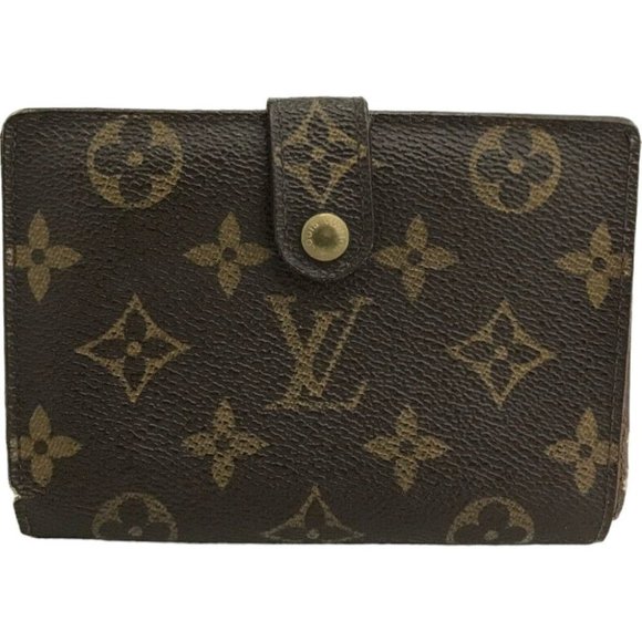 941125T Louis Vuitton Wallet Porte Monnaie Billets Viennois Brown Monogram - Picture 1 of 9